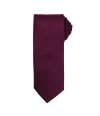 PR780 Premier Micro Waffle Tie Aubergine colour image